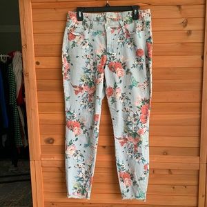 VAB Floral Skinny Jeans, 29